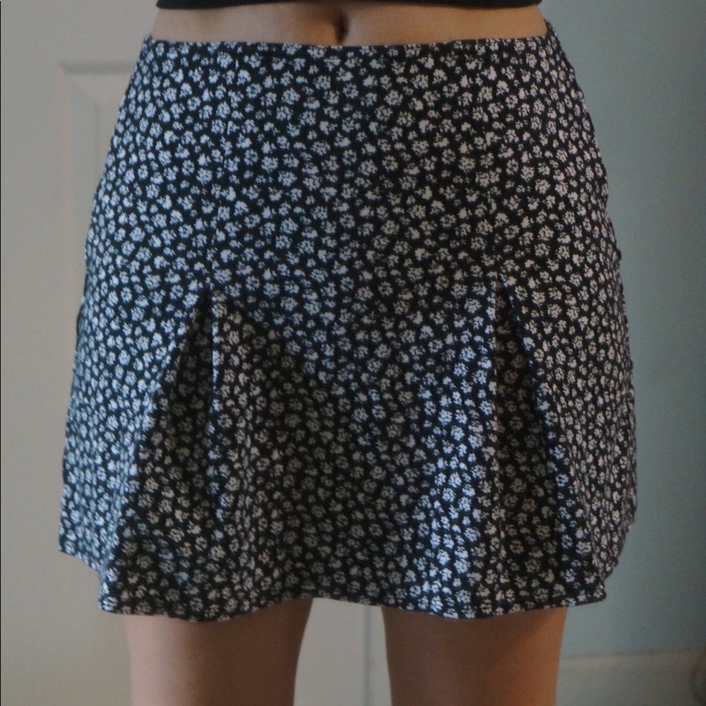 Black and white skirt